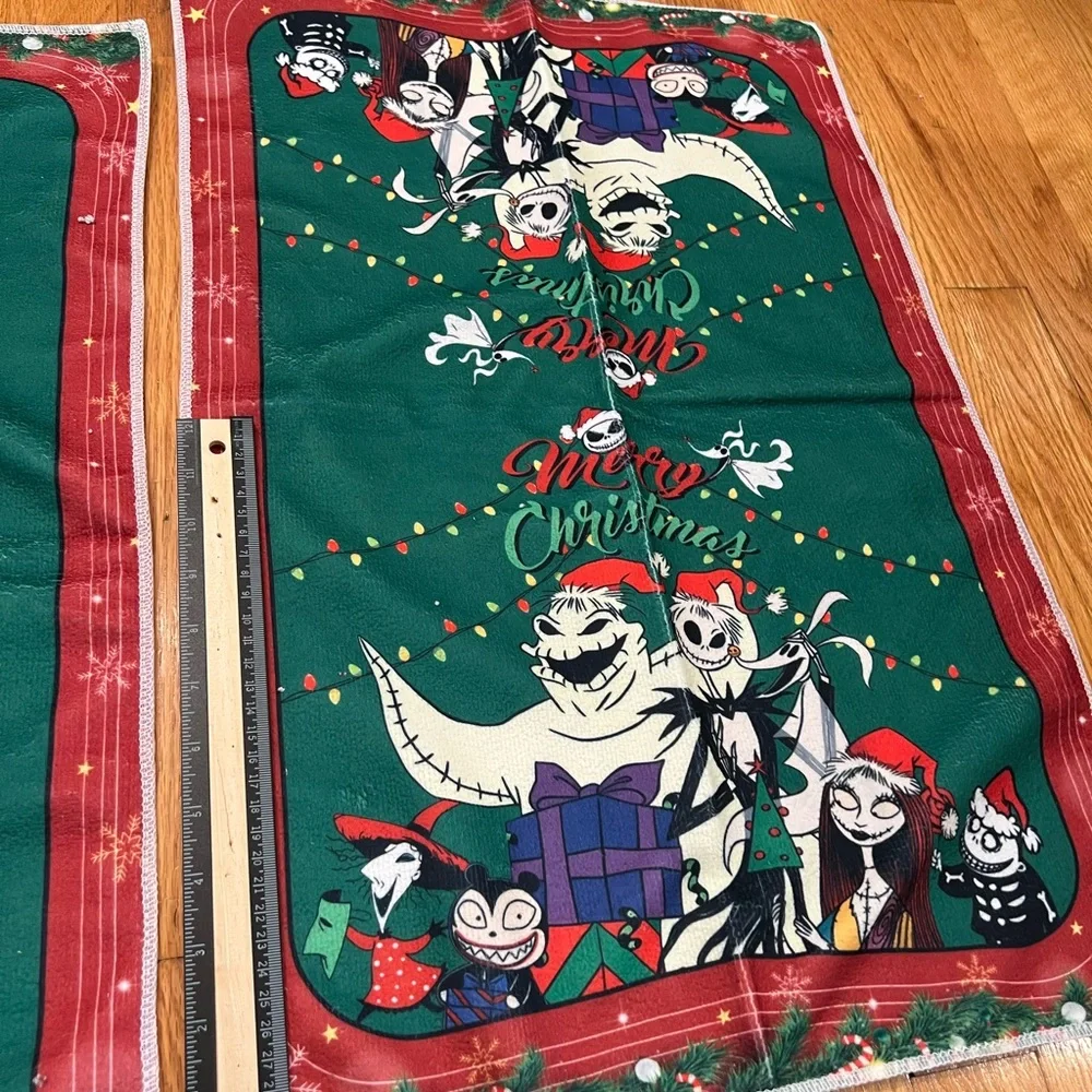 Festive Christmas nightmare before Xmas Towels